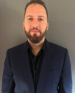 Portrait of man in business attire.