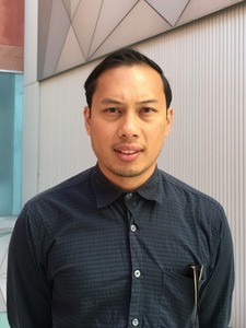 Portrait of man in professional dress.