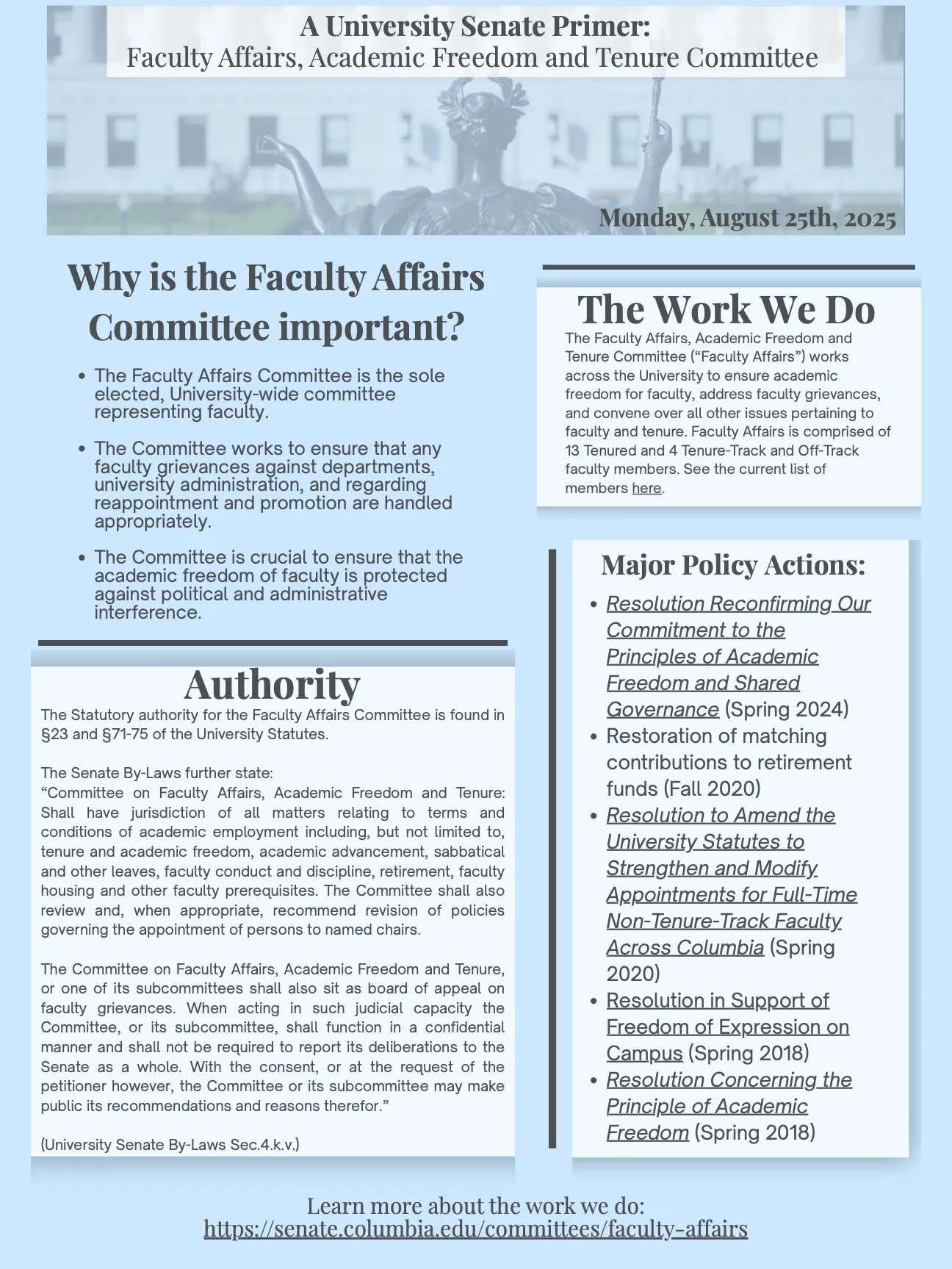 University Senate Primer